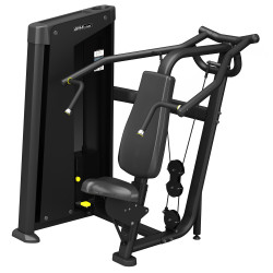 Tlak na ramená v sede (shoulder press)