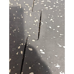 15 mm 100x100 cm WHITE podlaha gumová puzzle biela 2.trieda